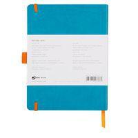 Carnet meeting turquoise A5+ élastique + porte-stylo - Image 4