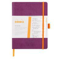 Carnet meeting violet A5+ 160 pages élastique + porte-stylo thumbnail image 6