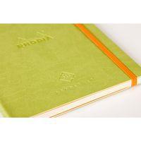 Carnet perpétuel anis A5 coins microperforés + élastique - Image 3