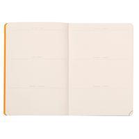 Carnet perpétuel jonquille A5 coins microperforés +élastique - Image 2