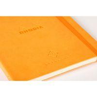 Carnet perpétuel orange A5 coins microperforés + élastique - Image 5