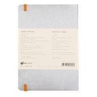Carnet perpétuel silver A5 coins microperforés + élastique thumbnail image 8