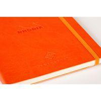 Carnet perpétuel tangerine A5 coins microperforés +élastique thumbnail image 8