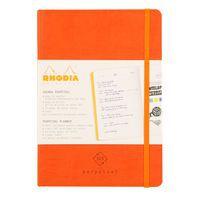 Carnet perpétuel tangerine A5 coins microperforés +élastique thumbnail image 4