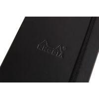 Webnotebook noir 9 x 14cm 192pages ligné fermeture élastique thumbnail image 5
