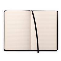 Webnotebook noir A5 192 pages ligné fermeture élastique thumbnail image 4