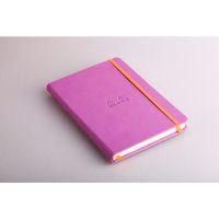 Rhodiarama carnet rigide A5 lilas ligné avec élastique - Image 2