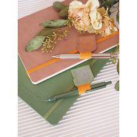 Porte-stylo autoadhésif bois de rose pour blocs carnets et agendas - Image 2