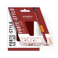 Porte-stylo autoadhésif paon pour blocs carnets et agendas - Image 2