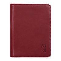 Livret porte-bloc n 11 lie de vin pour bloc carnet format A7 thumbnail image 4