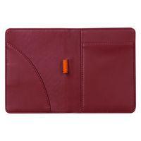Livret porte-bloc n 12 lie de vin pour bloc carnet format B7 - Image 5