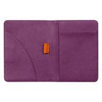 Livret porte-bloc n 12 violet pour bloc ou carnet format B7 thumbnail image 3