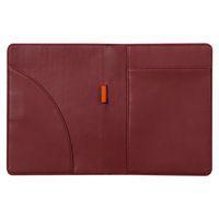Livret porte-bloc n 13 lie de vin pour bloc carnet format A6 - Image 2