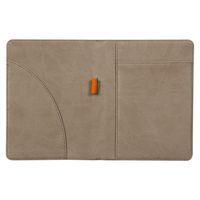 Livret porte-bloc n 13 taupe pour bloc ou carnet format A6 - Image 2