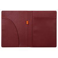Livret porte-bloc n 16 lie de vin pour bloc carnet format A5 thumbnail image 2