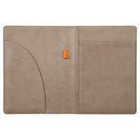 Livret porte-bloc n 16 taupe pour bloc ou carnet format A5 - Image 2
