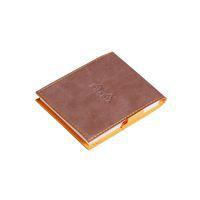 Porte-bloc chocolat avec porte-crayon + bloc n 12 ligné thumbnail image 2