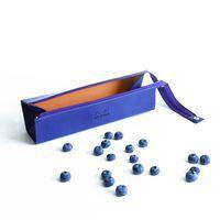 Trousse plumier violet simili cuir italien 23x5x5 cm thumbnail image 6