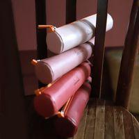 Trousse ronde bois de rose simili cuir italien 5x21,5 cm thumbnail image 2