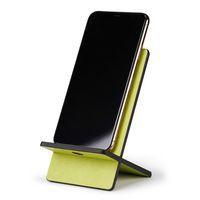 Support pour téléphone mobile en simili cuir italien anis - Image 2