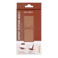 Support pour téléphone mobile en simili cuir italien cuivre - Image 2