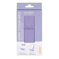 Support pour téléphone mobile en simili cuir italien iris - Image 3