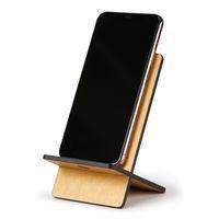 Support pour téléphone mobile en simili cuir italien or - Image 3