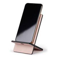 Support téléphone mobile simili cuir italien touche de rose - Image 3