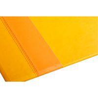 Sous-main rigide simili cuir italien jonquille 60x40 cm - Image 2