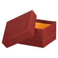 Set 5 boîtes gigognes simili cuir italien sauge thumbnail image 2