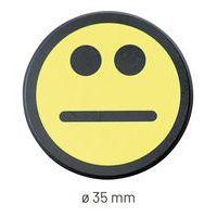 Lot de 5 plots magnétiques Smiley, Coloris : Jaune thumbnail image 2
