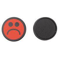 5 magnets smiley rouge 35mm rouge - Image 4