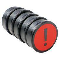 Lot de 5 aimantsean Management Attention Rouge thumbnail image 7