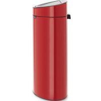 Poubelle Touch bin New 40 ltr Brabantia rouge - Image principale