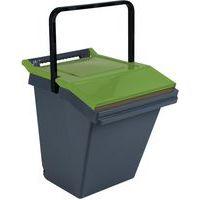 Récipient de séparation des déchets Easytech 40 L vert/noir - Image principale