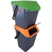 Poubelle EasyMax 35 L noir/vert thumbnail image 2