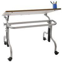 Table Demeter plateau inclinable T3 à T7 gris 9006 - Image 2