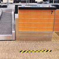 Bande adhésive de confidentialité hachuré avec texte - Image 3