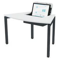 Poste écran incurvé rabattable Arcade mélaminé - Image 2