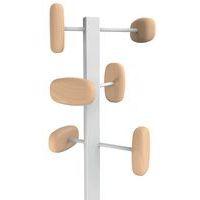 Portemanteau Sherwood 6 patères Bois et Blanc - Image 4