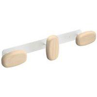 Patère murale à fixer - Sherwood - 3 patères - Bi-matière - Image principale