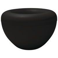 2 jardinières intérieures Scoop avec pots - gris anthracite - Image principale