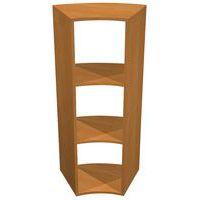 Meuble 3 cases Maxicube courbe angle 45 Aulne - Image principale