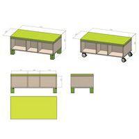 Banc assise mousse Confetti Flexikid thumbnail image 2