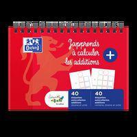 Lot de 80 stickers gabarit addition 6 x 5,5 cm - Oxford