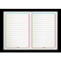 Cahier serpodile agrafé a4 48 pages ligné 2mm niveau 4 thumbnail image 3
