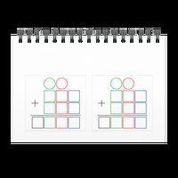 Lot de 80 stickers gabarit addition 6 x 5,5 cm thumbnail image 3