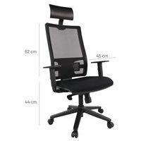 Fauteuil de bureau avec têtière Office - Manutan Expert - Image 4