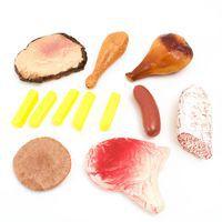 Sachet de viandes, charcuterie, frites