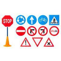 Set 12 panneaux routiers géants